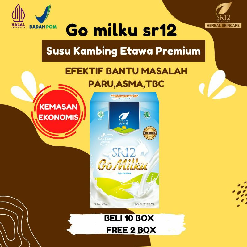 

Susu gomilku sr12 untuk asma sesak napas / obat sesak nafas /obat paru2 tbc / gomilku
