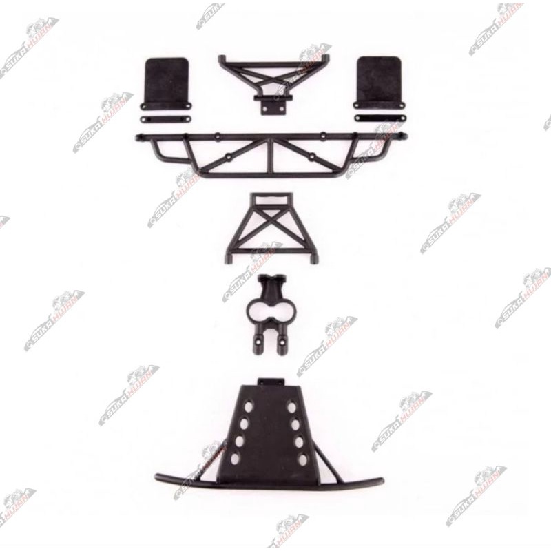 L6039 SC BUMPER SET EMB-WRC LC Racing 1/14 SC