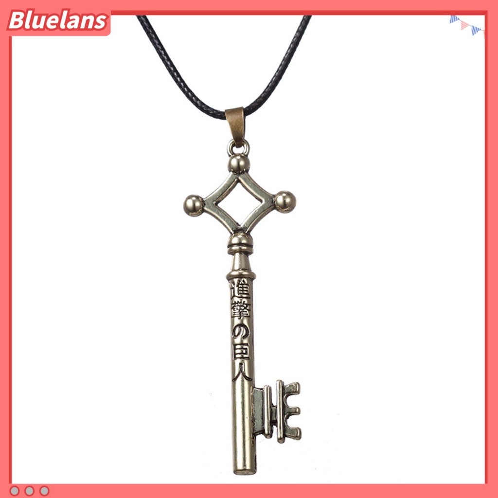 Bluelans Necklace Anime Attack on Titan Eren Design Attractive Accessories Fashion Unisex Clavicle Chain