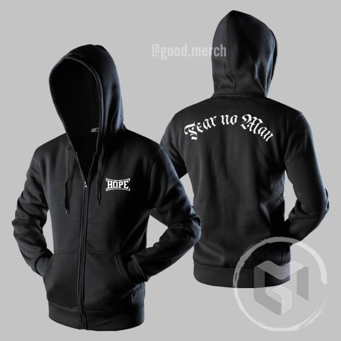 Jaket Pria Southpaw Fear No Man Sweater Distro Polos