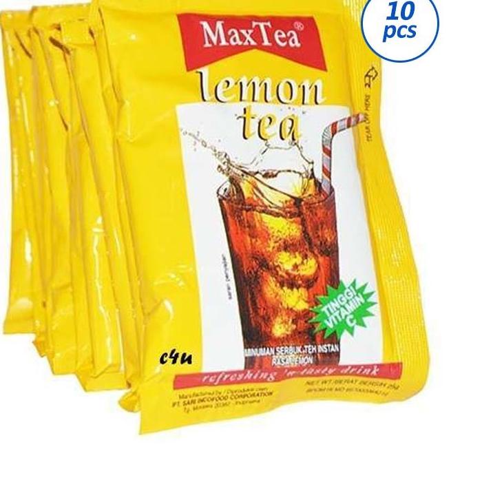 

Promo Maxtea Lemon Tea teh lemon [25 gr x 10 sachet] 1 renceng