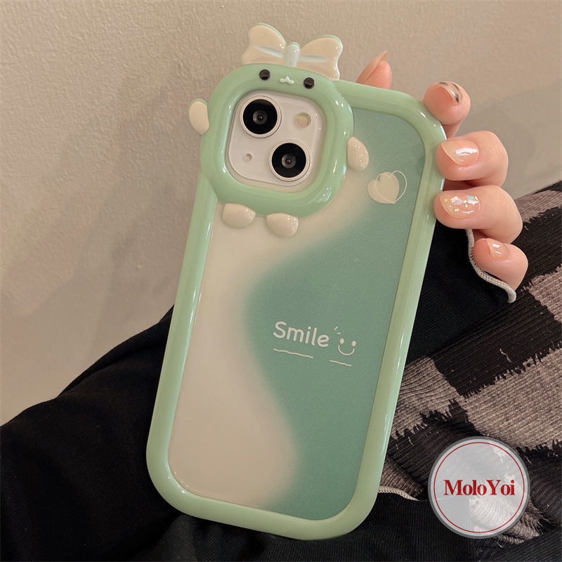 Soft Case Desain Kartun Monster 3D Untuk IPhone 11 12 13 14 11 Pro MAX XR 7 8 6 6S Plus 14 Plus X XS MAX SE 2020