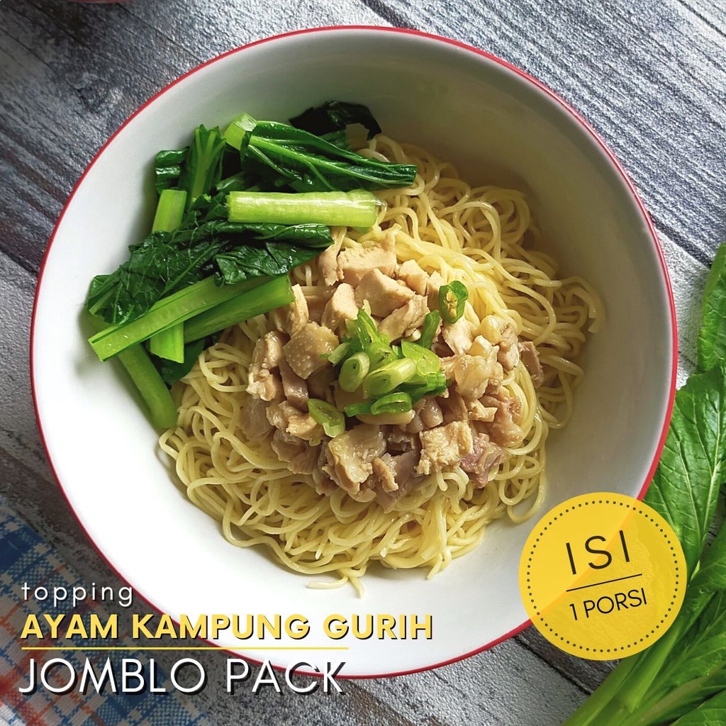 

Mie Ayam Kampung Gurih | 1 Porsi | Tanpa MSG | Tanpa Pengawet | Paket Jomblo