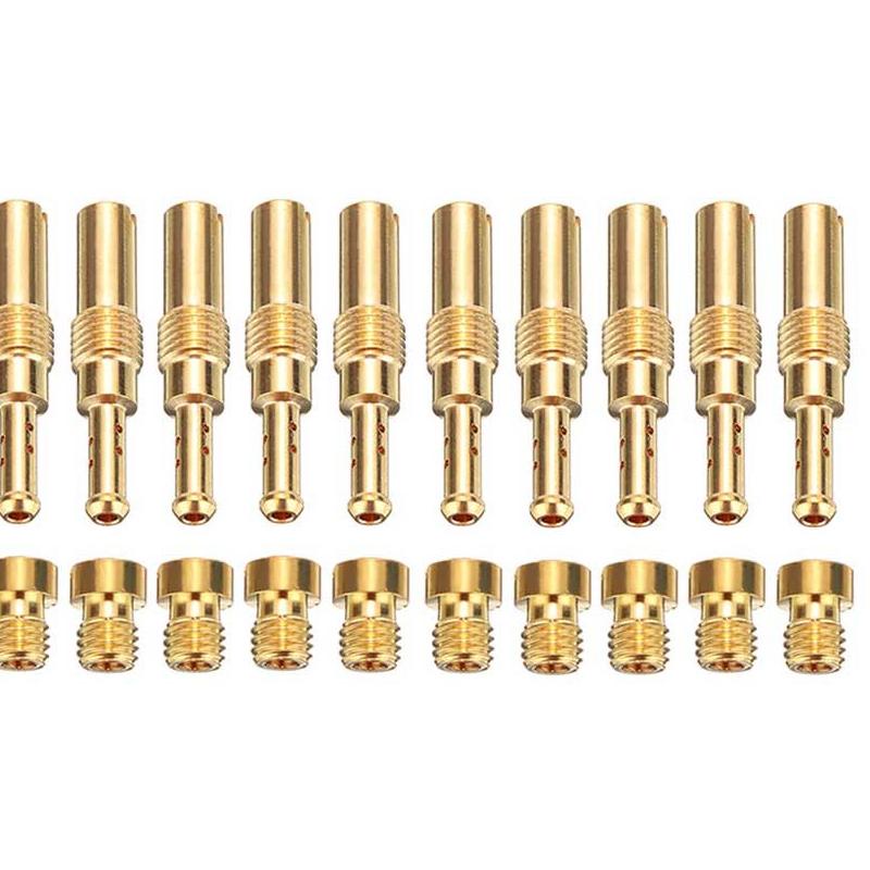 R0O3 Set 20pcs Mainjet Pilot Jet - Main jet PWK PE PWL KLX D-Tracker NINJA Tiger Megapro NSR  Bijian