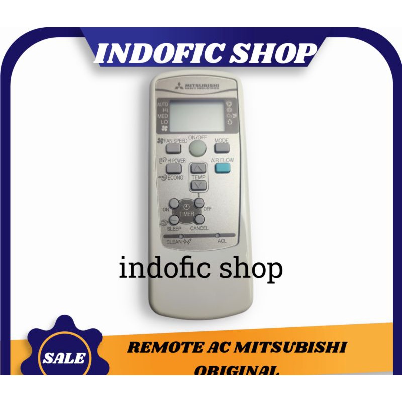 REMOTE AC MITSUBISHI ORIGINAL RKX502A007B