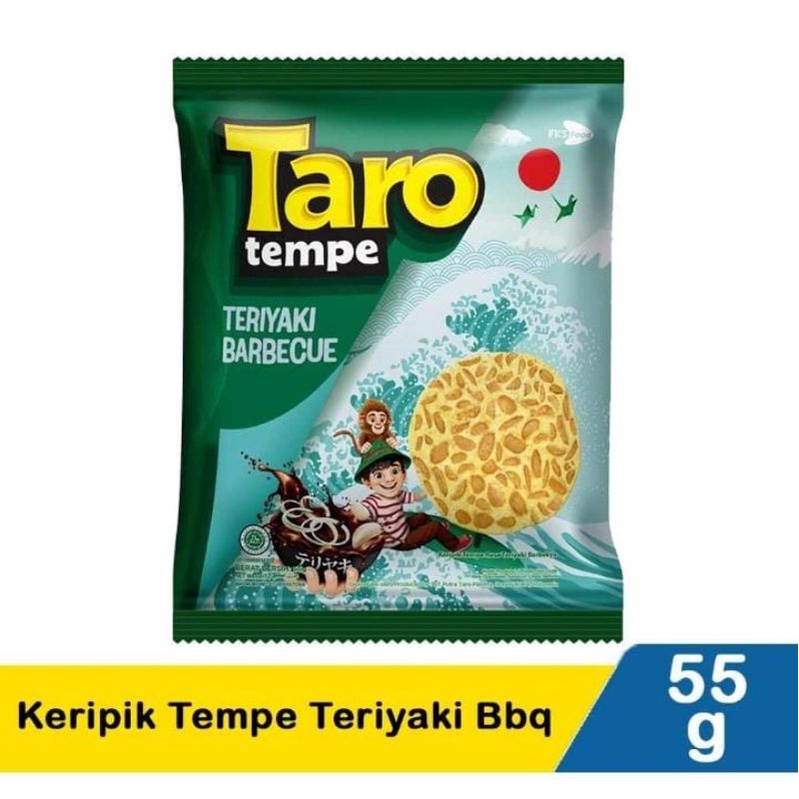 

BARU! Taro Snack Keripik Tempe Teriyaki BBQ 55g