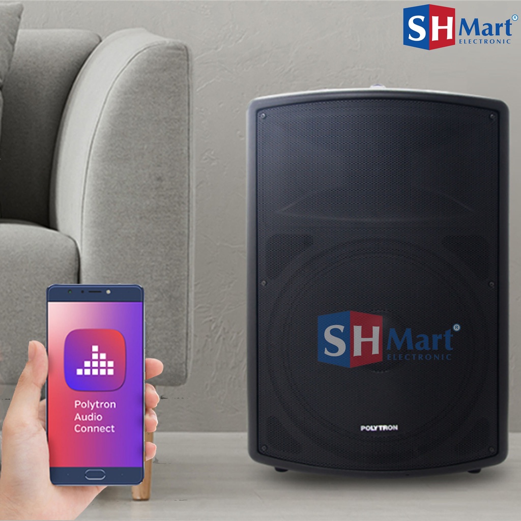 SPEAKER ACTIVE BLUETOOTH POLYTRON PAS PRO 12F3 / PASPRO12F3 FREE MIC WITH RADIO GARANSI RESMI (MEDAN)