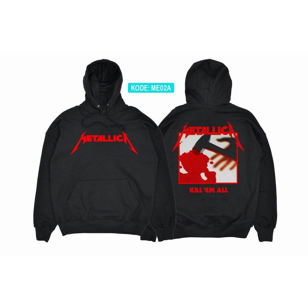 Jaket hoodie metallica cover kill em all me2