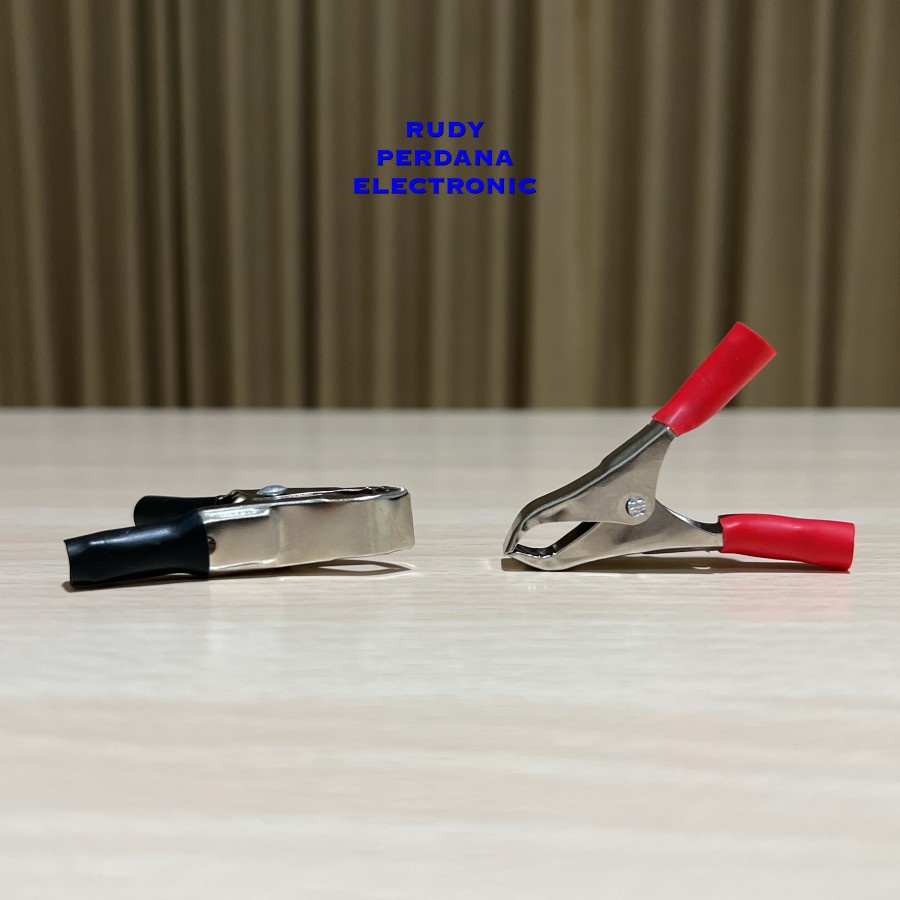 ACCU CLIP JEPIT AKI STAINLESS STEEL BESI TAHAN KARAT MEDIUM SEDANG 5.5CM 5.5 CM 30A 30 AMPERE