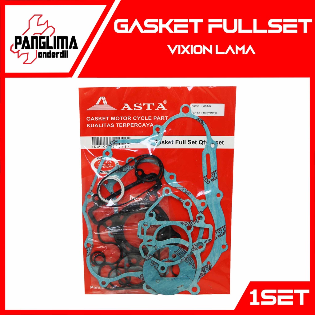 Gasket Fullset Vixion Lama-Old Merk Asta Perpak-Topset Paking-Packing Full-Top-Set