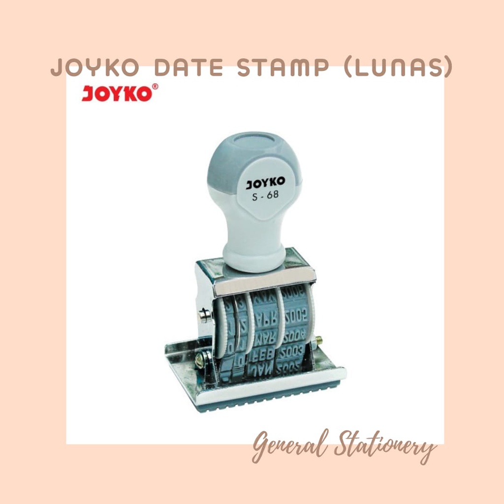

Joyko Date Stamp Lunas (S-68) / Joyko Stempel Tanggal Lunas (S-68)