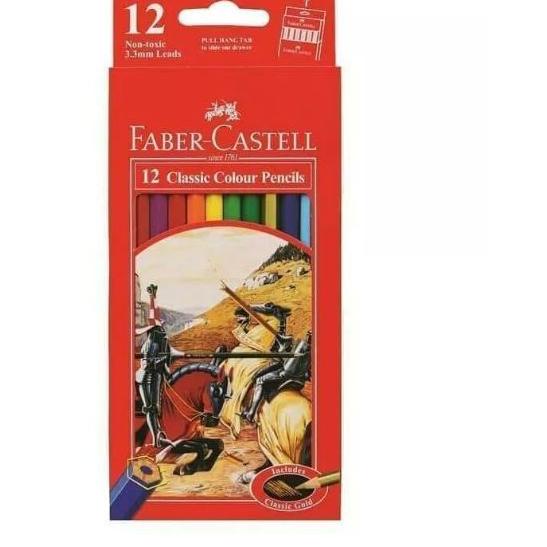 

Miliki!! PENSIL WARNA FABER CASTELL 12 WARNA COLOURS ア