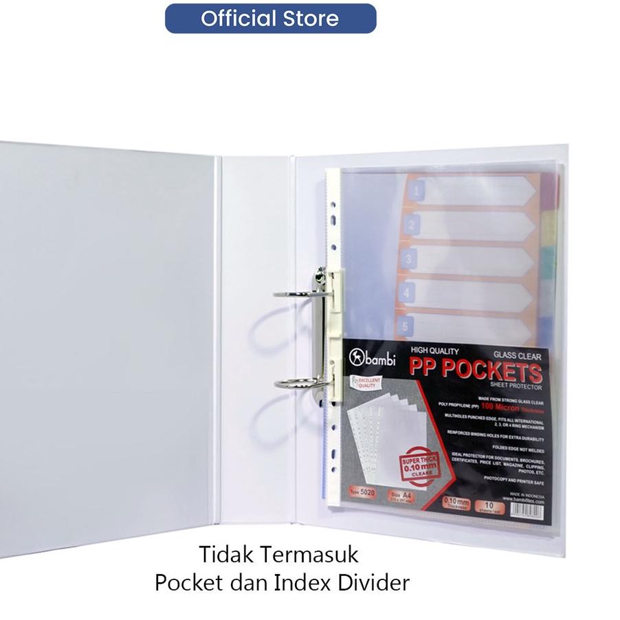 

Terbaru! Bambi Binder Folio D-Type 2 Ring 2024 ~