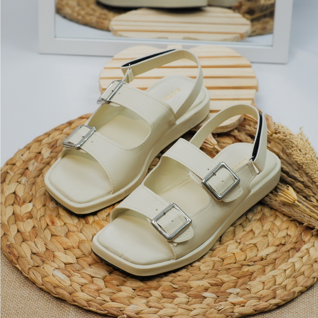 Sandal Wanita Gracia Sandal Tali wanita sendal casual Tali cewek sandal Tali Ban 2 kekinian MC-AB 36