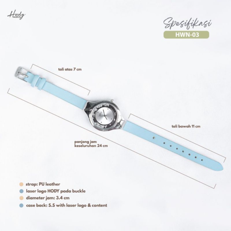 Hody/HW-N02 &amp; 03 by Hody Jam Tangan Hody Watch - GARANSI ORIGINAL HWN 02/03 by Hody Analog Water Resistance HWN02/03