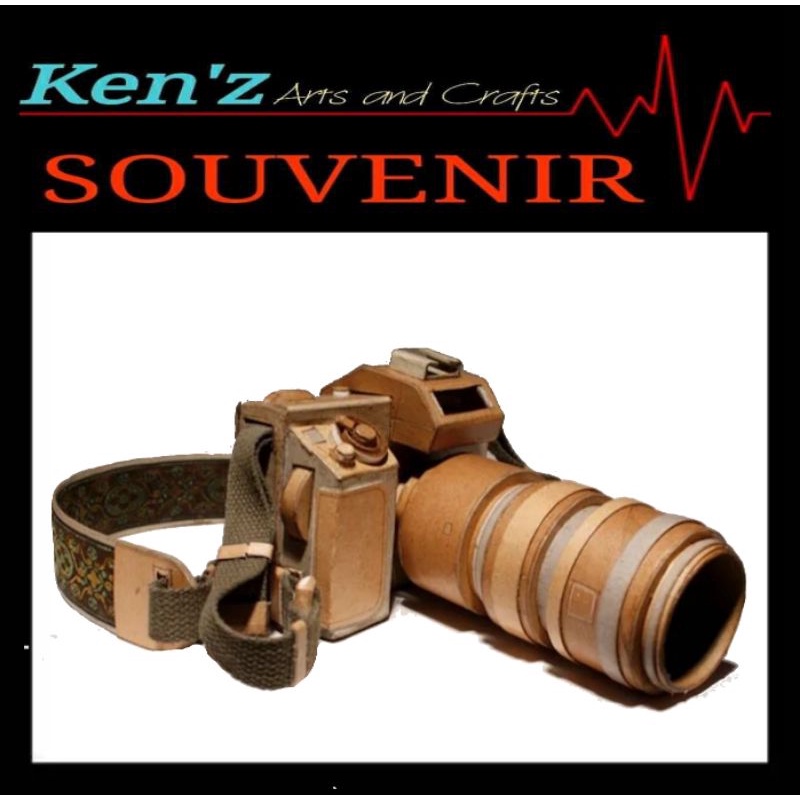 

properti KAMERA DSLR kardus... kerajinan kardus