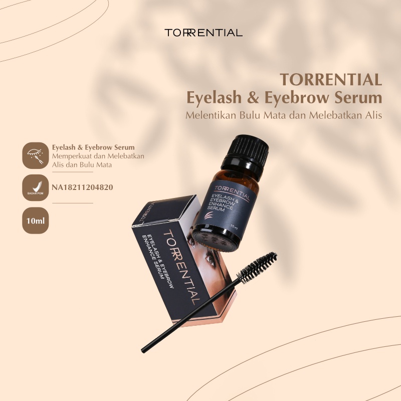 TORRENTIAL Eyelash &amp; Eyebrow Serum - Melentikan Bulu Mata dan Melebatkan Alis