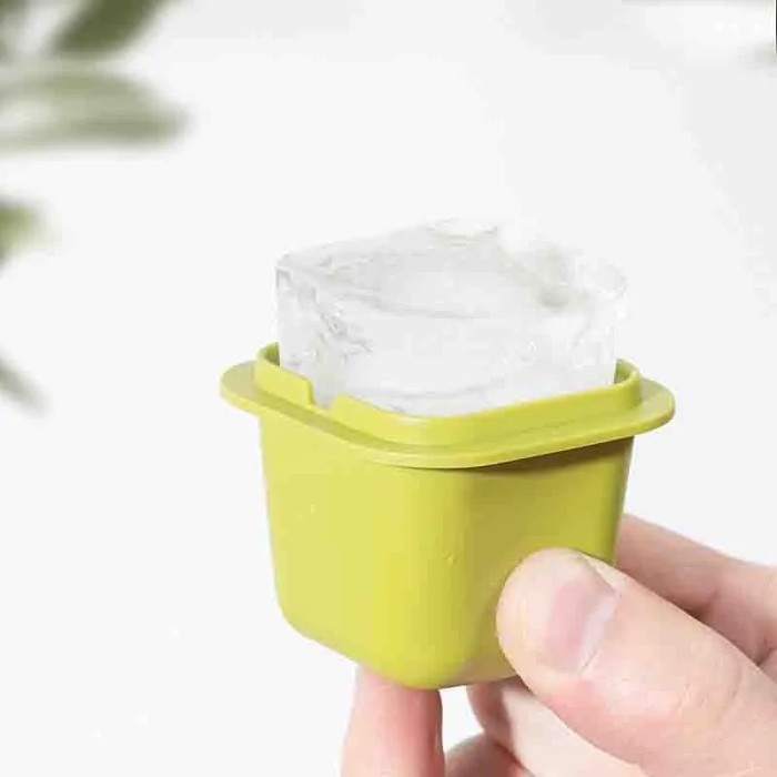 cetakan es batu kotak kecil silikon ice cube food grade puding jelly