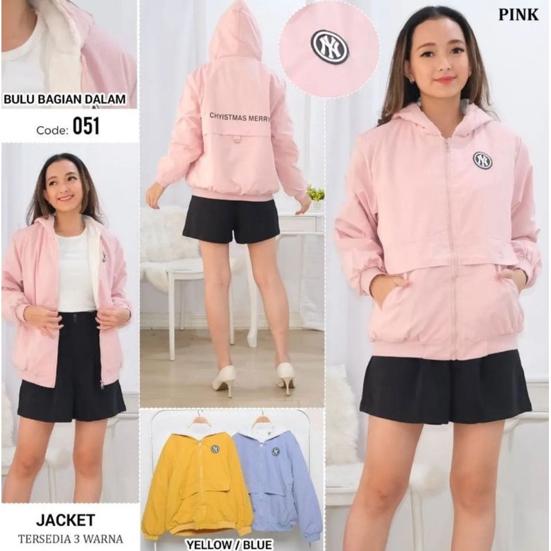 jaket katun wanita
