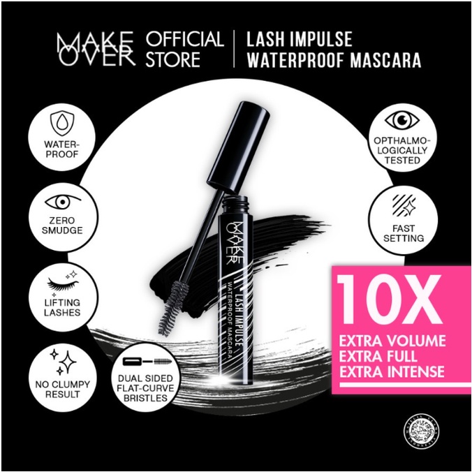 MAKE OVER Lash Impulse Waterproof Mascara 9ML