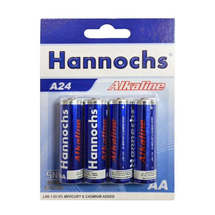 HANNOCHS Batu Baterai Alkaline AA AAA 1.5V Tahan Lama High Quality