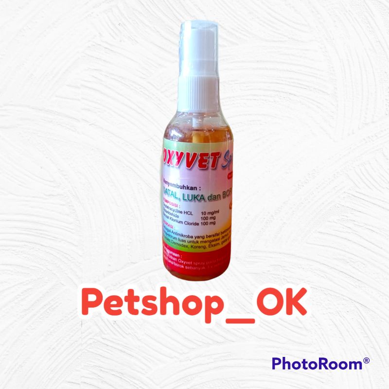 Rainbow Oxypet Spray Obat gatal 60ml  Untuk Hewan