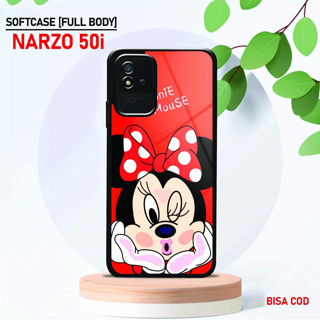 Softcase Glossy Realme Narzo 50i - Fashion Case [ UC 29 ] Realme Narzo 50i - Softcase Mengkilat Real