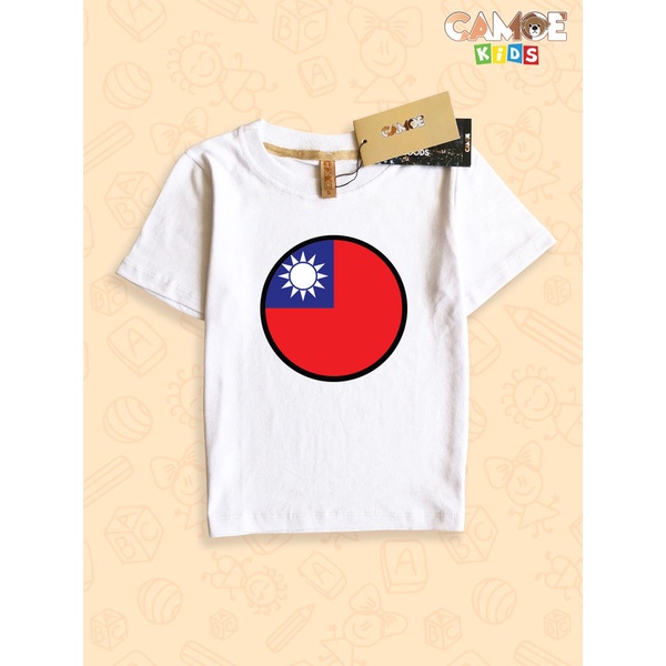 Baju Kaos Anak KIDS CAMOE Taiwan Flag Bendera Taiwan