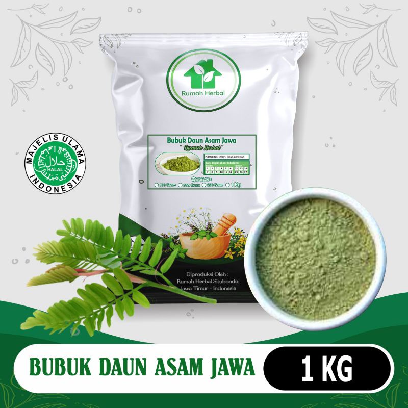

bubuk daun asam jawa murni kemasan 1kg