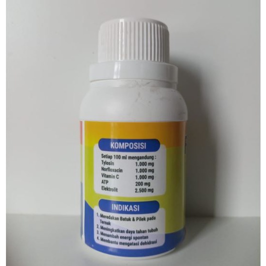 FLUMYCIN 100ml - OBAT AMPUH FLU BATUK PILEK sapi kambing domba - Lebih Komplit