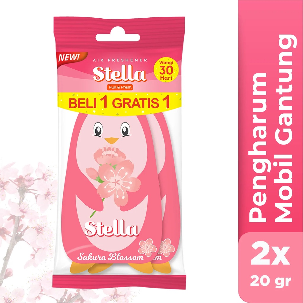 STELLA FUN &amp; FRESH PARFUM MOBIL PENGHARUM RUANGAN Beli 1 Gratis 1