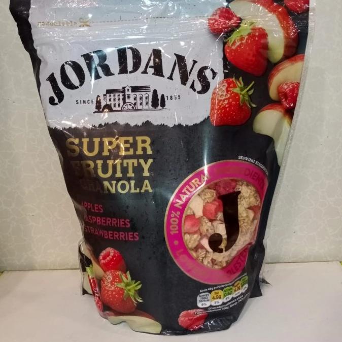 

jordans granola super fruity 550 g granola dengan buah buahan
