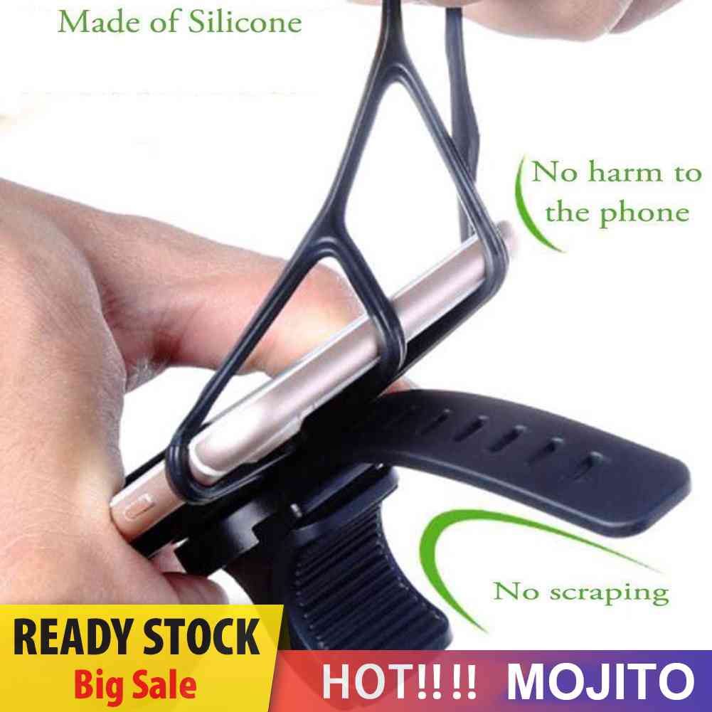 Bracket Dudukan Handphone Bahan Silikon Shockproof Rotasi 360 Derajat