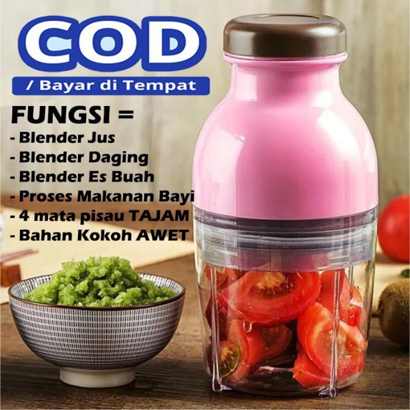 02 COD - OB93 PKU Blender Daging Serba Guna Blender Bumbu Cabe Chopper Capsule