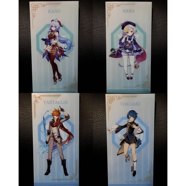 Genshin Impact Tartaglia Childe Qiqi Xingqiu Ganyu Ticket File Official