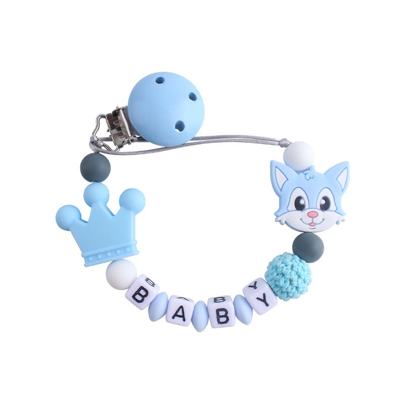 PC 12 | PACIFIER CLIP | TALI EMPENG DAN TEETHER BISA CUSTOM NAMA | TEETHER TALI DOT EMPENG CHAIN GANTUNGAN BAHAN SILIKON AMAN BPA FREE | RUZAIN MALL