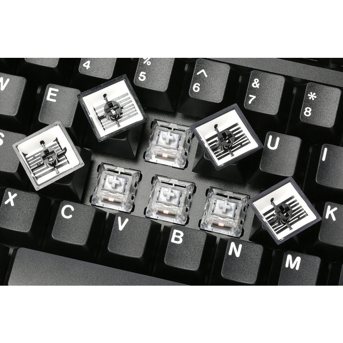 hariwahyunistore - GMK White on Black (WoB) Cherry Profile ABS Keycaps Original