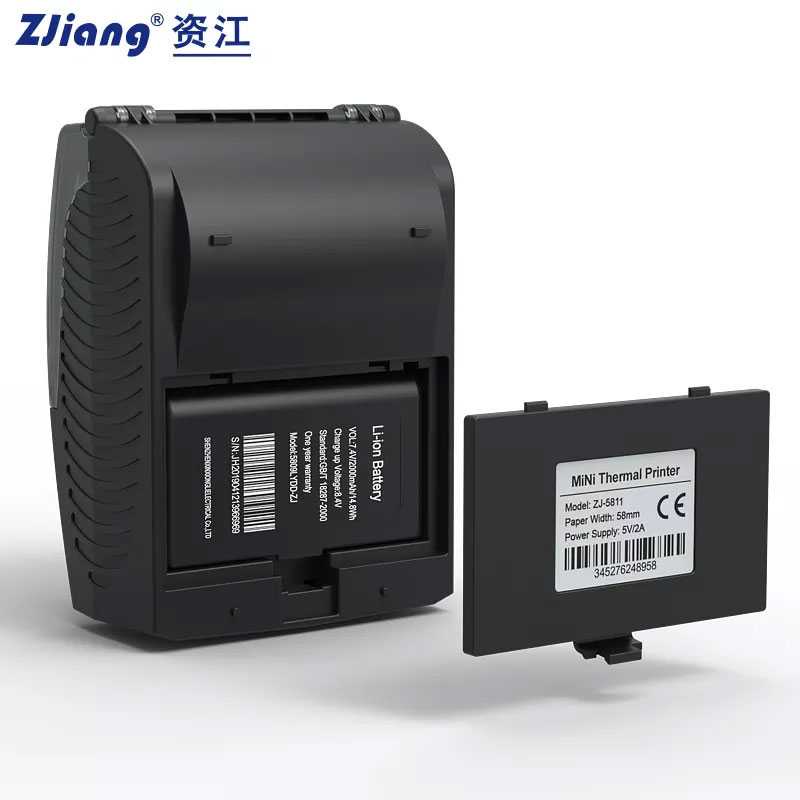 Zjiang Mini Portable Bluetooth Thermal Receipt Printer - ZJ-5811 ( Al-Yusi )