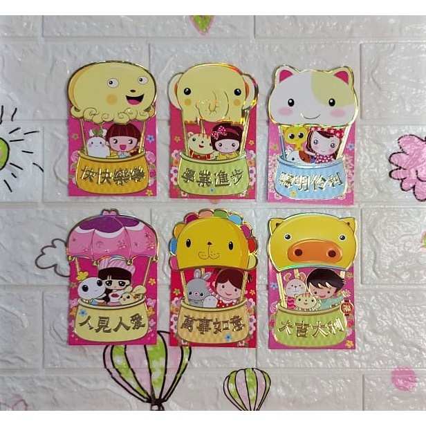 

Angpao Imlek Netral Karakter Lucu LL2015 Kertas Artpaper Isi 4 Motif Tidak Campur Sama Sesuai Dengan Foto