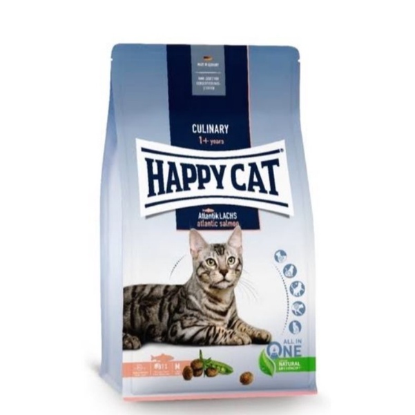 Happy Cat Adult Salmon SUPREME 1kg | dry catfood  or makanan kucing dewasa happy cat