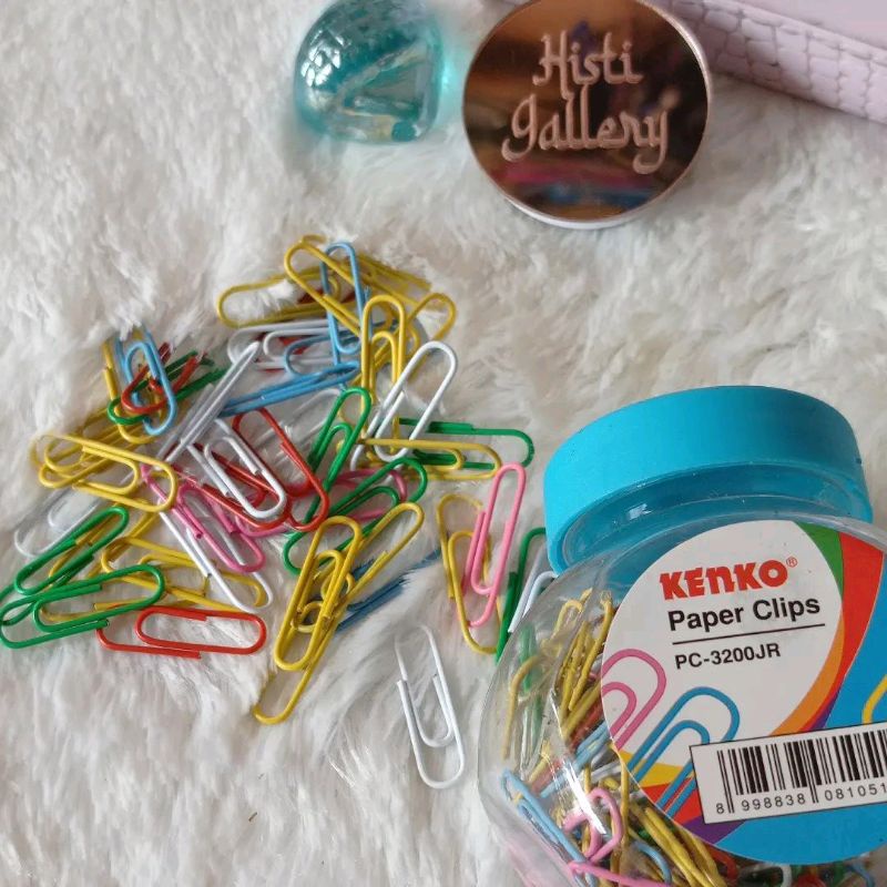 

Joyko Paper Clip Rainbow Kecil 10pcs