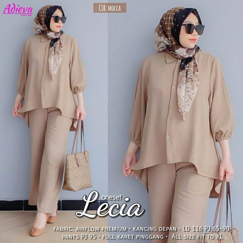 Lecia Set Crincle Oneset Daily Set Busui Friendly