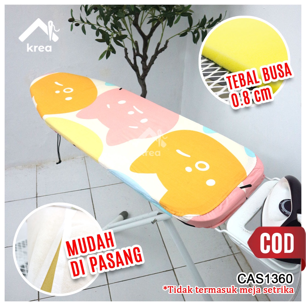 COVER MEJA SETRIKA KECIL DAN BESAR KRISBOW CAS1360 ( TANPA MEJA )