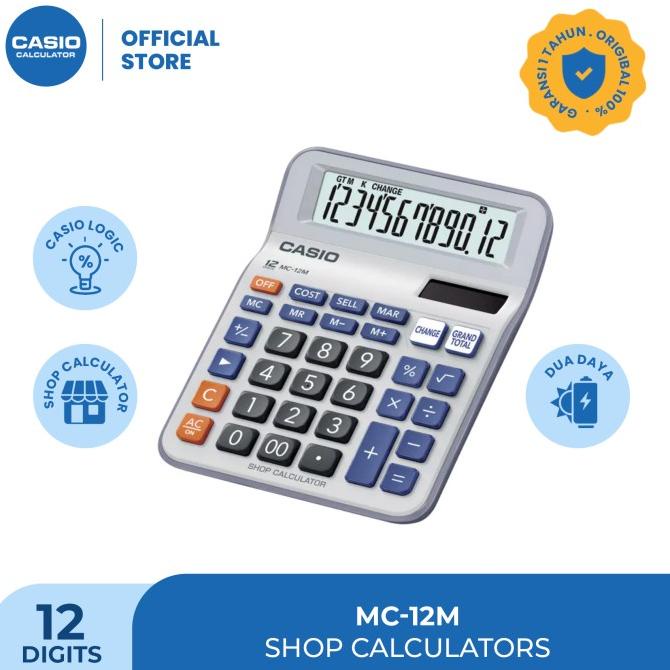 

[COD] Casio Shop Calculator MC-12M BERMUTU Kode 1226