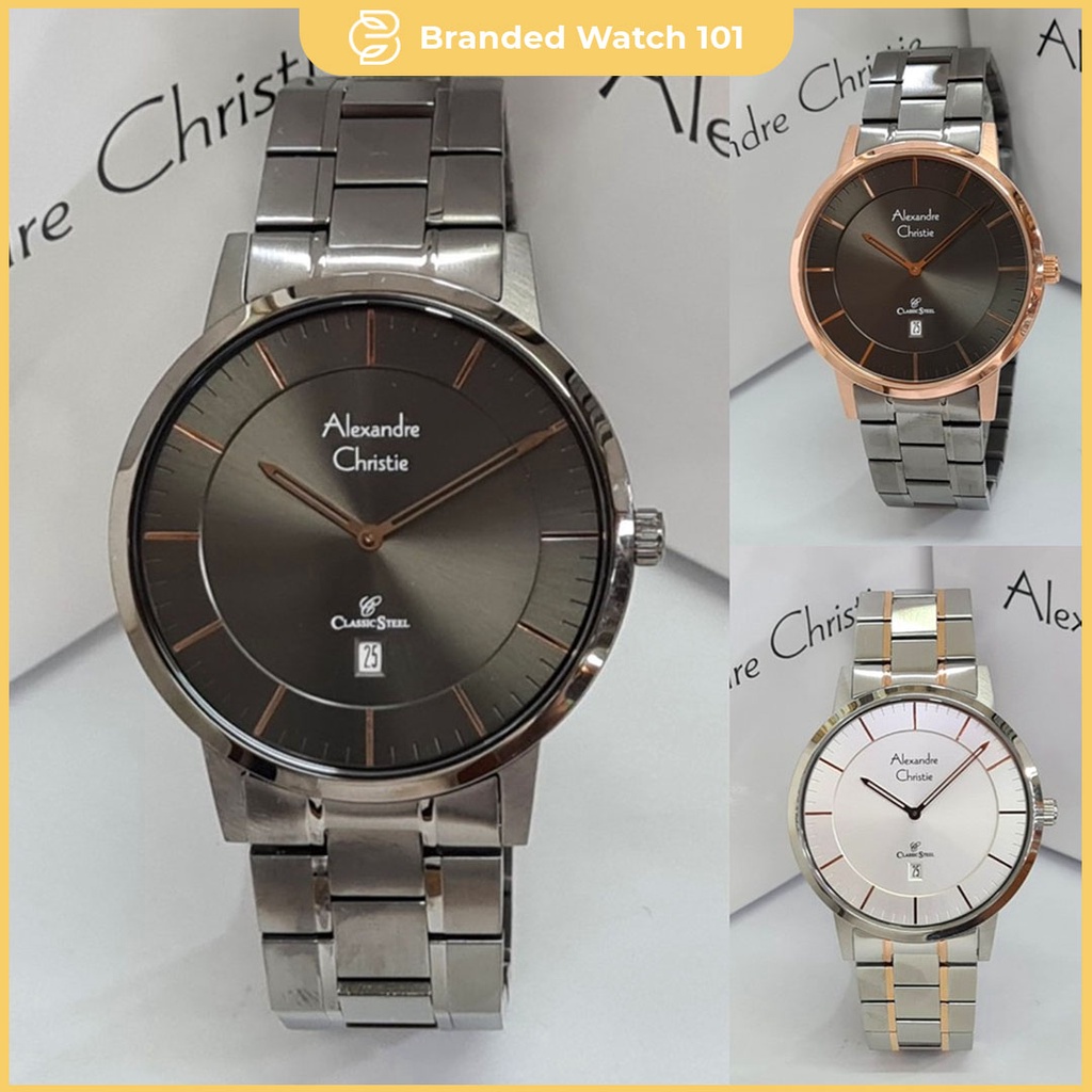 ORIGINAL Jam Tangan Pria Alexandre Christie AC 8639 / AC8639 / 8639 Garansi Resmi 1 Tahun.