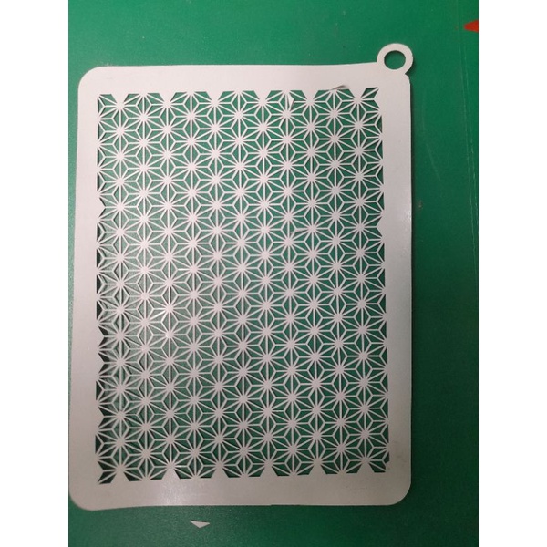 

stencil airbrush motif pattern star