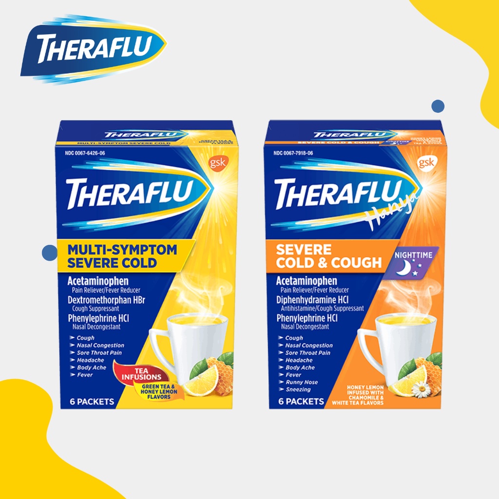 Jual Theraflu Multi Symptom Severe Cold & Cough | Shopee Indonesia