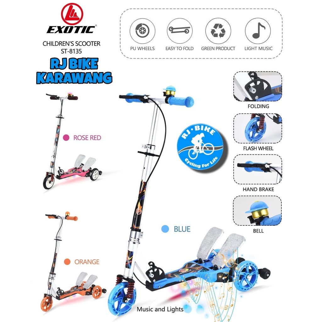 SKUTER INJAK EXOTIC ST 8135