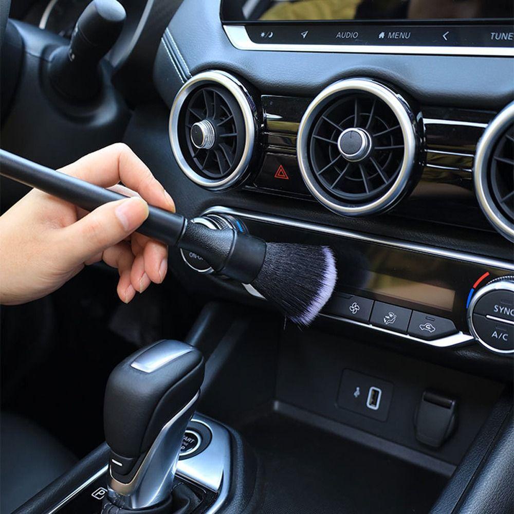 LANFY Sikat Detail Interior Mobil Kualitas Tinggi Awet Lembut Kendaraan Penghilang Debu Sintetis Celah Outlet Udara Gap Duster Detailing Brush