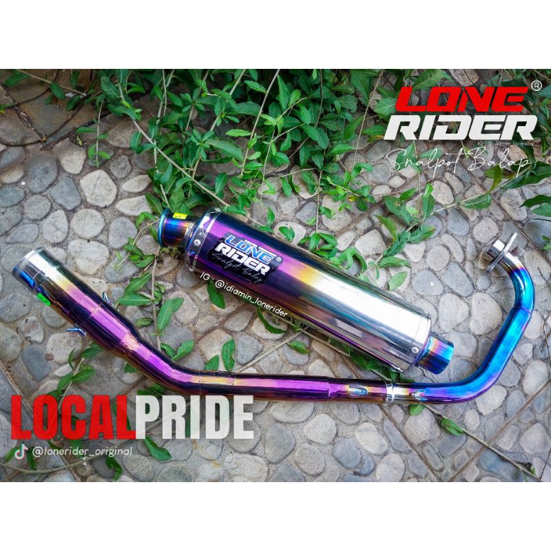 Lone Rider Original - ME Big Volume Sanblast Blue Glow - GSX 150R